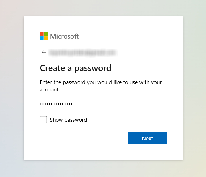 Create-a-password